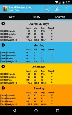 BP Log android App screenshot 10