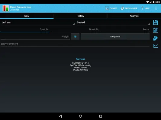 BP Log android App screenshot 6